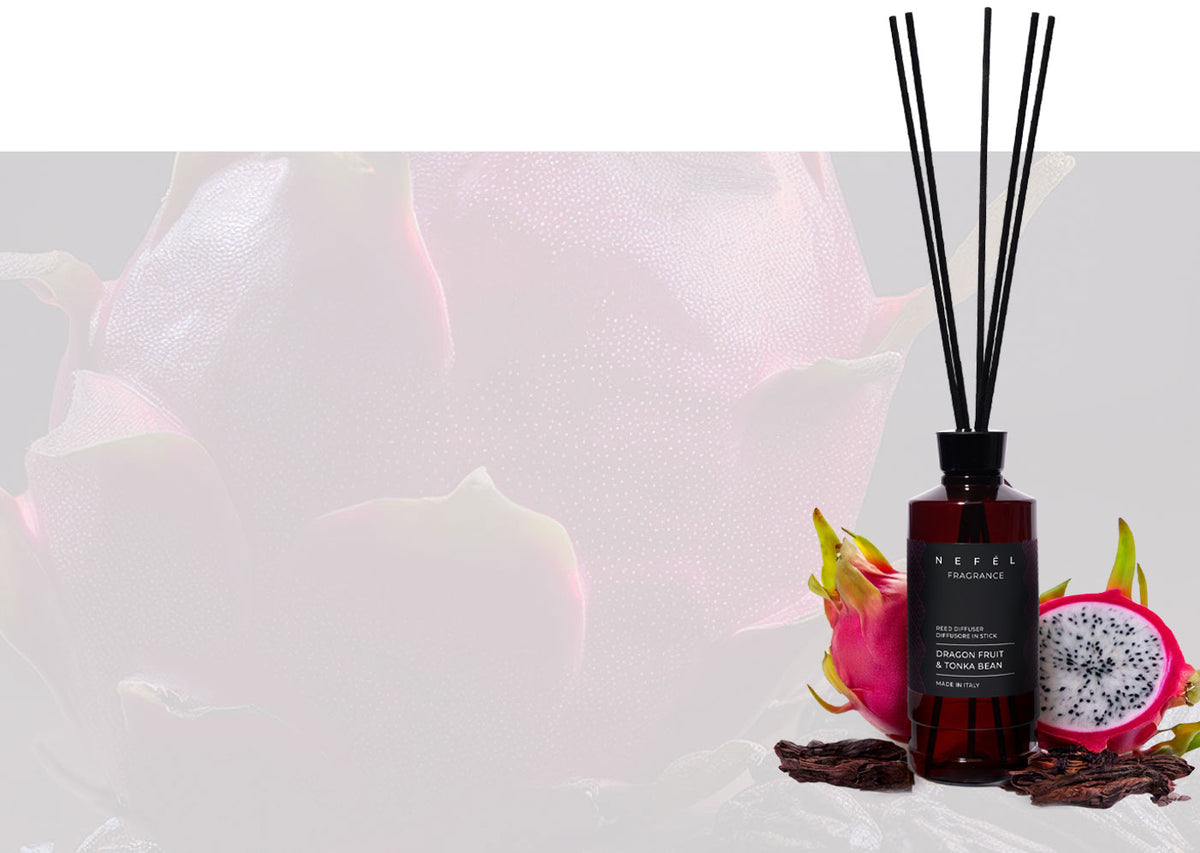NEFEL FRAGRANZE CON BASTONCINI DI LEGNO 480 ML - FRUTTO DEL DRAGO