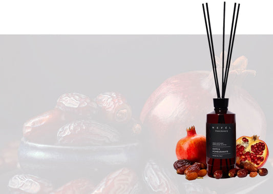 NEFEL FRAGRANZE CON BASTONCINI DI LEGNO 480 ML- DATTERO & MELOGRANO