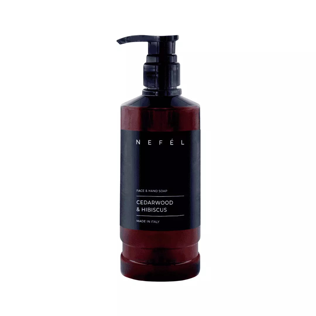 SAPONE LIQUIDO MANI E VISO  NEFEL CEDRO E IBISO